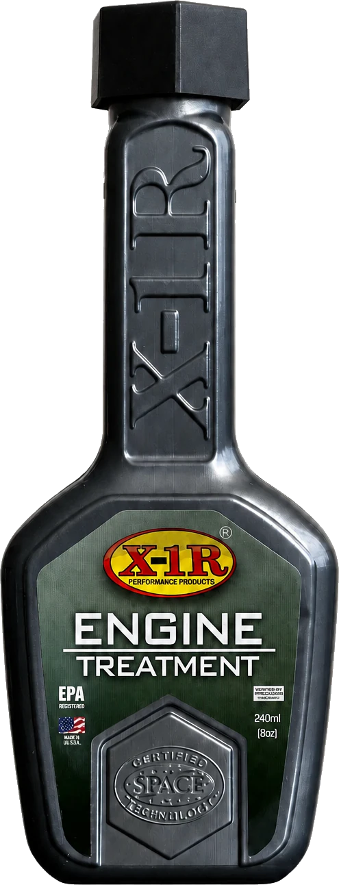 نمای جلوی مکمل روغن موتور X-1R Engine Treatment حجم ۲۴۰ میلیلیتر